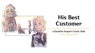 His Best Customer  Alberose a Genshin Impact Comic Dub [upl. by Primo]