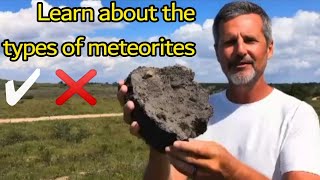 Learn about the types of meteorites and how to test them lunar meteorite [upl. by Wurtz]