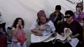 Reading the Megillah at the Western Wall [upl. by Kenwood]