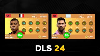 DLS 24  Official Top 30 Best Players In Dream League Soccer 2024 [upl. by Rebmeced450]