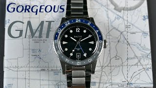 On the Wrist from off the Cuff Baltic – Aquascaphe GMT Designed Assembled amp Adjusted in France [upl. by Tomasina147]