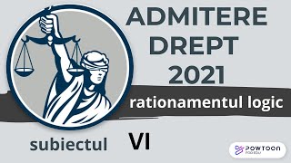 Admitere Facultatea de Drept UBB 2021 rationament logic exercitiul 6 [upl. by Accire]