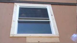 Remove Replacing amp installing replacement aluminum window with vinyl windows  tax refund [upl. by Latreshia]