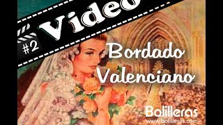 ® Bolilleras Bordado en tul Blonda Bordana Valenciana flor de azahar 1º parte [upl. by Svensen]