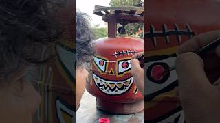 I Wasted My Cylinder 👿 shorts paint halloween trending [upl. by Madid]