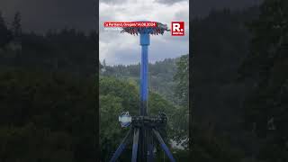 Emergency Crews Rescue 30 People from UpsideDown Ride at Historic Oregon Amusement Park [upl. by Mlawsky]