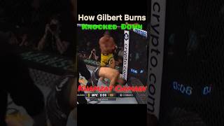 How Gilbert Burns DROPPED Khamzat Chimaev mma ufc [upl. by Hausner]