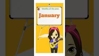 months of the year song January February song for kids Staylittle channel [upl. by Arytal]