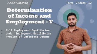 Full Employment Equilibrium  Underemployment Equilibrium  Aggregate Demand amp Aggregate Supply [upl. by Introc]