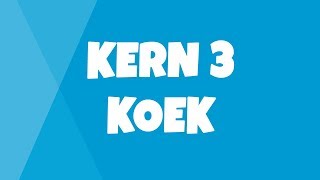 Leren Lezen Eerste Leerjaar  Woorden flitsen  Veilig en Vlot Kern 3  Koek [upl. by Angi44]