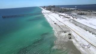 Navarre Beach Renourishment Project May 5 2016 [upl. by Ogg4]