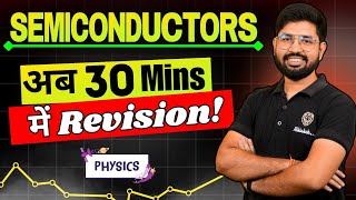 Semiconductor Oneshot in 30 minutes  Chapter 14 Class 12 Physics Oneshot Revision  CBSE Class 12 [upl. by Giustino]