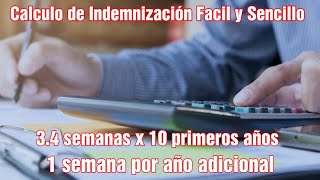 Calculo de Indemnización en Panamá Fácil y Sencillo [upl. by Orelu]