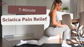 7Minute Sciatica Relief Exercises  Quick amp Effective Stretches [upl. by Burlie]