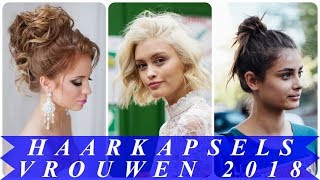 Nieuwe pittige opsteekkapsels vrouwen 2018 [upl. by Nywles]