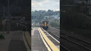 Class 150 rattles past the station with a loud 2 tone subscribe railway train trainspotter [upl. by Ayat]