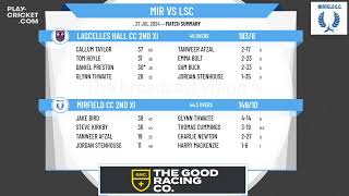 Mirfield CC 2nd XI v Lascelles Hall CC 2nd XI [upl. by Hackett]