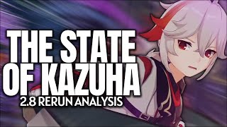 is Kazuha still WORTH pulling in 28 the state of Kazuha  Genshin Impact [upl. by Reffotsirhc161]