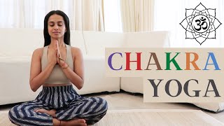 Chakra Yoga 🕉️  Balance Your 7 Chakras  Asanas and Meditation  Indian Yoga [upl. by Anirtap]