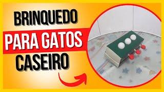 Como fazer brinquedo para gato caseiro [upl. by Searle]