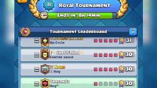 HOG 26 GRAND TOURNAMENT ROAD TO 1  CLASH ROYALE [upl. by Shakespeare362]