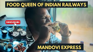 Spend 1200 on food in India’s food queen train  Mandovi Express  2Ac Experience [upl. by Vittoria]