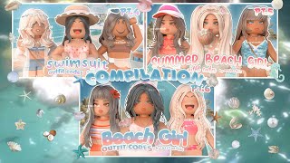 BERRY AVENUE CODES SUMMER Outfit Compile 1👙🩱 BLOXBURG CODES roblox summer swimwear bini [upl. by Bronwen]