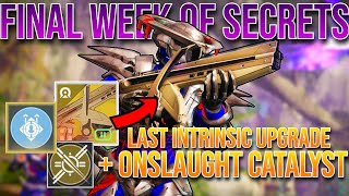 Destiny 2 Final Week Of Encore Exotic Mission Secrets Onslaught Catalyst  Final Intrinsic Upgrade [upl. by Clothilde]