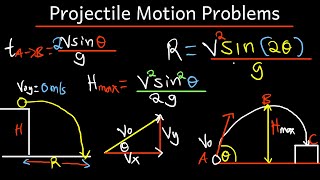 Projectile Motion Practice Problems  Tutorial Sheet 4 [upl. by Ahseiyk]