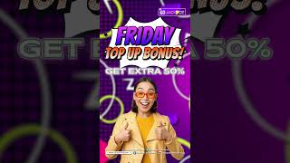 GoJackpot  quotBoost Your Friday Wins with a 50 TopUp Bonus Claim Your Rewards Todayquot [upl. by Annaillil]