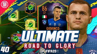 INSANE NEW CARDS ULTIMATE RTG 40  FIFA 20 Ultimate Team Road to Glory [upl. by Jerome112]