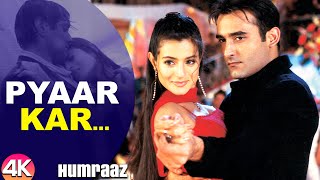 Pyaar Kar Ikrar Kar  4K Video  Bobby Deol Amisha Patel amp Akshaye Khanna  Humraaz  Hindi Songs [upl. by Scoter]