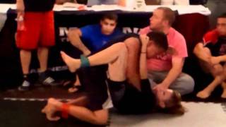 boy battles girl at mma tournament pt1 [upl. by Abijah940]