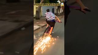 OMG PUBLIC REACTS 🤯💥mtb funnycycle amazingfacts cyclest cycle cyclestunt automobile cycler [upl. by Call]