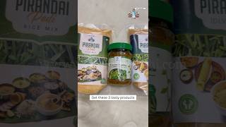 TRIPLE TREAT Combo Pack  3 Products  Best Price  Pirandai Idly Podi  Pirandai Thokku  Rice Mix [upl. by Noswad]