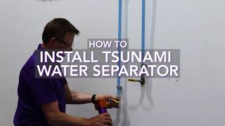 How to Install Compressed Air Water Separator Filter  Tsunami Compressed Air Solutions [upl. by Conal]