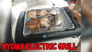 Kyowa Electric Grill  KW 3709  Grilling Pork chops [upl. by Armbruster699]