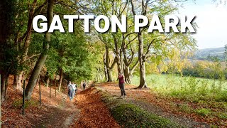 GATTON PARK AND NORTH DOWNS WAY  DAY HIKE SATURDAY  🇬🇧 Hiking UK  England [upl. by Ettolrahs]