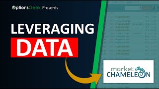 Market Chameleon  How to Find Options Trading Ideas Part 1 [upl. by Barstow]