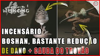 Black Myth Wukong Como conseguir a cauda do Trovão  Incensário Boshan reduz dano considerável [upl. by Aroc]