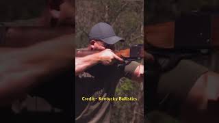 4 bore rifle vs thick iron plate experiment gunslover 4bore [upl. by Annaer227]