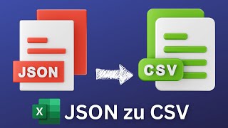 Excel JSON to CSV konvertieren  Excel JSON importieren zu Tabelle [upl. by Snebur343]