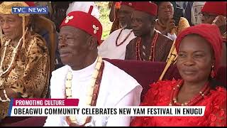 Obeagwu Community Celebrates New Yam Festival In Enugu [upl. by Hubble]