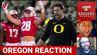 Wisconsin Badgers and Oregon Ducks football live reaction show [upl. by Ahsiemal]