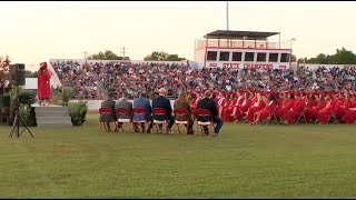 Means a lot City of Sulphur celebrates high school graduates amid tornado recovery [upl. by Jovia]