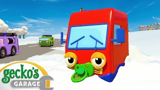 5 Little Fire Trucks  Baby Truck  Geckos Garage  Kids Songs [upl. by Nauqyaj587]