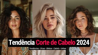 Corte de Cabelo 2024 – Veja 150 inspirações e tendências de cortes de cabelo feminino [upl. by Nwahsor904]