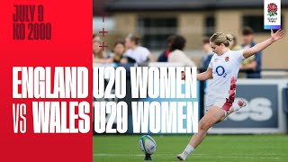 LIVE  England U20 Women v Wales U20 Women  Six Nations Summer Series  Italy [upl. by Siblee]