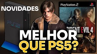 MELHOR QUE O ORIGINAL NOVIDADES NO RE4 REDEMAKE de PS2 [upl. by Hooper]