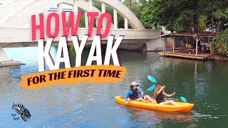 How to Tandem Kayak for the first time in a two person kayak [upl. by Kloster]